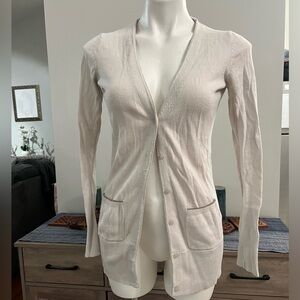 Gap cream tunic cardigan